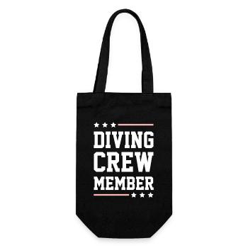 Diving Crew - Gift Bag for Bottles - black - Front