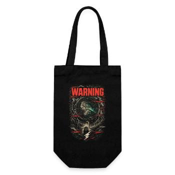 Storm Chaser Meteorologist - Gift Bag for Bottles - black - Front
