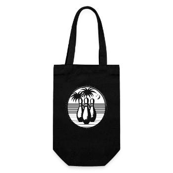 Bowling Logo - Gift Bag for Bottles - black - Front