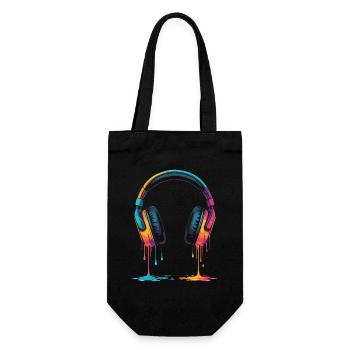 Drip Color Headphones Gaming Headset Gamer - Gift Bag for Bottles - black - Front