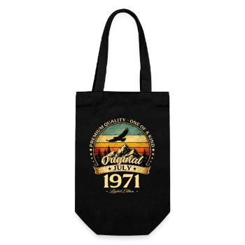 Cadeau d’anniversaire 55e Millésime Juillet Millésime 1971 - Sac à bouteille - noir - Devant