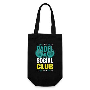 Padel girl padel player padel tennis gift - Gift Bag for Bottles - black - Front