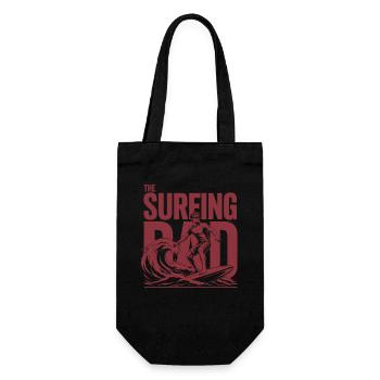 Papa surfeur Papa Papa Surf Shirt - Sac à bouteille - noir - Devant