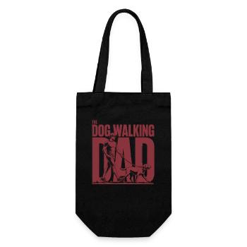 T-shirt Papa Hunde Promenant le Chien - Sac à bouteille - noir - Devant