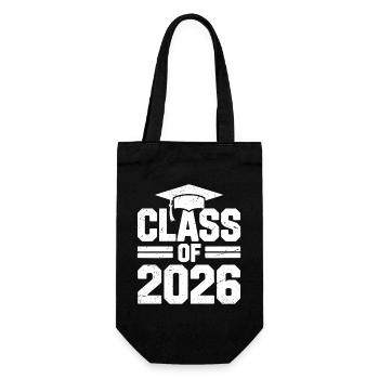 Class of 2026 - Gift Bag for Bottles - black - Front