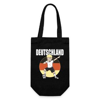 Deutschland Fussball Fan Shirt 2026 Fußball Trikot - Geschenkbeutel für Flaschen - Schwarz - Vorne