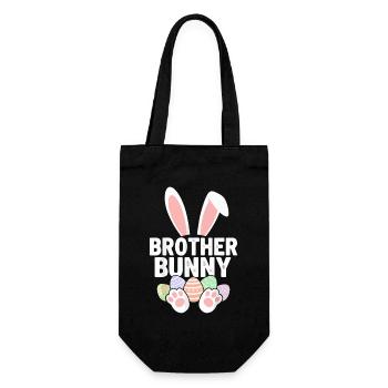 Bruder Bunny Ostereier Kollektion - Geschenkbeutel für Flaschen - Schwarz - Vorne