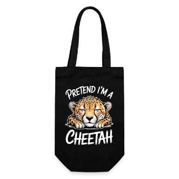 Paroles du guépard Cadeau drôle de guépard - Sac à bouteille - noir - Devant