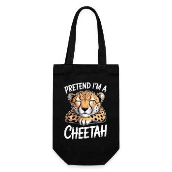 Paroles du guépard Cadeau drôle de guépard - Sac à bouteille - noir - Devant