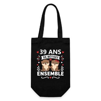 39 Ans Bêtises Ensemble - Sac à bouteille - noir - Devant