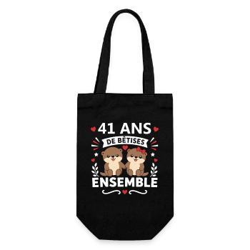 41 Ans Bêtises Ensemble - Sac à bouteille - noir - Devant