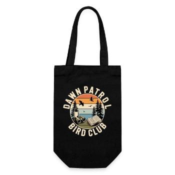 Dawn Patrol Bird Club Logo - Geschenkbeutel für Flaschen - Schwarz - Vorne