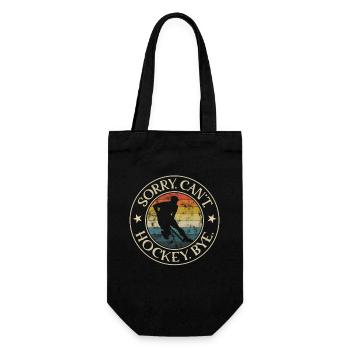 Field Hockey Sorry Can't Games Hockey Bye - Gift Bag for Bottles - black - Front