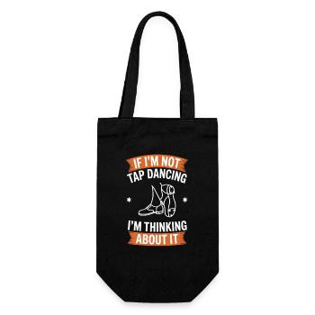 Talents de claquettes, claquettes, claquettes de danse - Sac à bouteille - noir - Devant