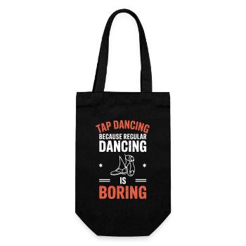 Cadeau de claquettes Danse Tap Dancing - Sac à bouteille - noir - Devant