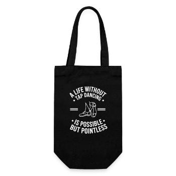 Cadeau de claquettes Tap Dancer - Sac à bouteille - noir - Devant