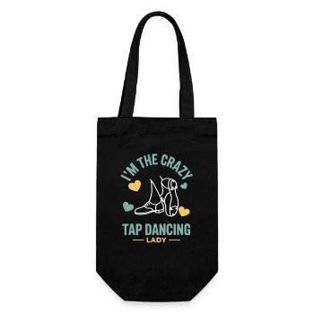 Cadeaux de claquettes Tap Dancing Tap Dancer - Sac à bouteille - noir - Devant