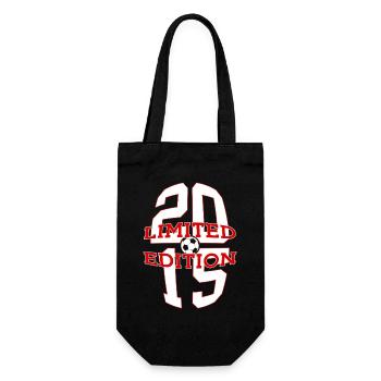 LIMITED EDITION 2015 FUßBALL 11. GEBURTSTAG - Geschenkbeutel für Flaschen - Schwarz - Vorne