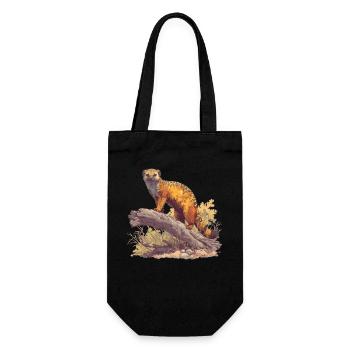 La mangouste de la mangouste - Sac à bouteille - noir - Devant