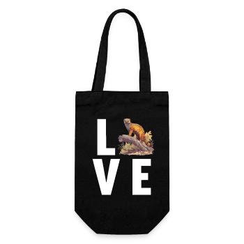 La mangouste de la mangouste - Sac à bouteille - noir - Devant