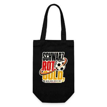 Schwarz Rot Gold Fußball 2026 - Gift Bag for Bottles - black - Front