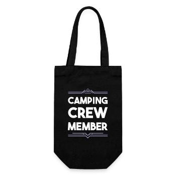 Équipe de camping - Sac à bouteille - noir - Devant