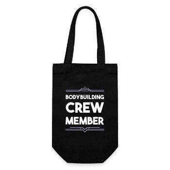 Bodybuilding Crew - Geschenkbeutel für Flaschen - Schwarz - Vorne