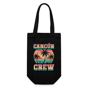 Cancun Crew - Geschenkbeutel für Flaschen - Schwarz - Vorne