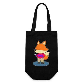 Fuchs Billiard Queue - Geschenkbeutel für Flaschen - Schwarz - Vorne