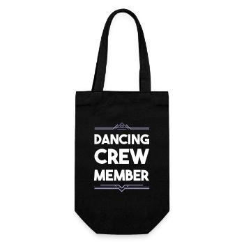 Dancing Crew - Geschenkbeutel für Flaschen - Schwarz - Vorne
