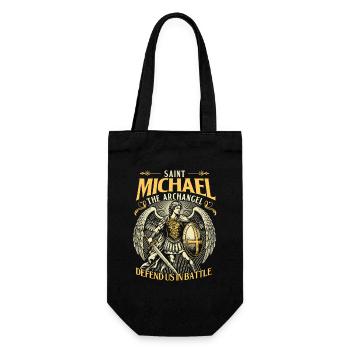 Saint Michel Archange défend la bataille - Sac à bouteille - noir - Devant