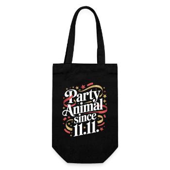 Karneval Party Kölner Animal Since 11.11. Köln - Gift Bag for Bottles - black - Front