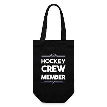 Hockey Crew - Geschenkbeutel für Flaschen - Schwarz - Vorne