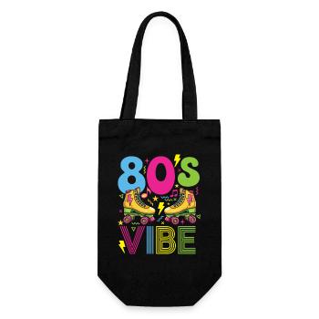 Fête nostalgique rétro des années 80 - Sac à bouteille - noir - Devant