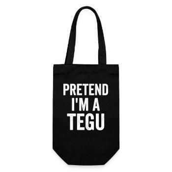 Fais comme si je sois un Tegu. - Sac à bouteille - noir - Devant