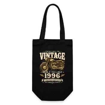 Cadeau du 30e anniversaire Biker Vintage 1996 - Sac à bouteille - noir - Devant