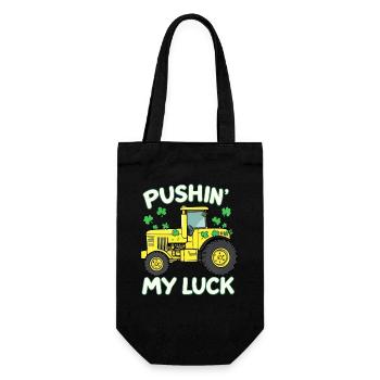 Tracteur de la Saint-Patrick à la Tentative de la chance - Sac à bouteille - noir - Devant