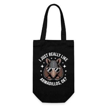 Armadillo Dictons Drôles Cadeau d’Armadillo - Sac à bouteille - noir - Devant