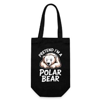 Dictons des ours polaires Drôle d’ours polaires - Sac à bouteille - noir - Devant