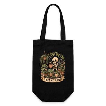 Je mouille mes plantes. Amusant - Sac à bouteille - noir - Devant