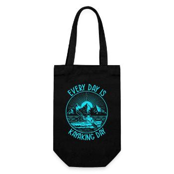 Chaque jour est le jour du kayak - Kayak Canoë Kaya - Sac à bouteille - noir - Devant