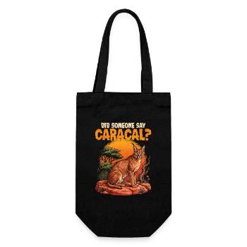 Quelqu’un a dit caracal - Sac à bouteille - noir - Devant