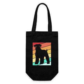 Schnauzer nain - Sac à bouteille - noir - Devant