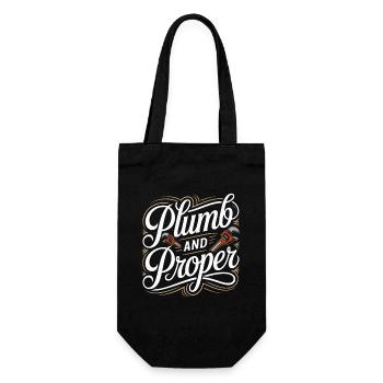 Plombier Maître Plombier Et Artisan Qualifié Approprié - Sac à bouteille - noir - Devant