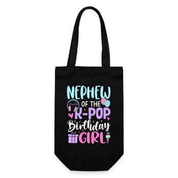 Neveu de la fille d’anniversaire K-Pop - Sac à bouteille - noir - Devant