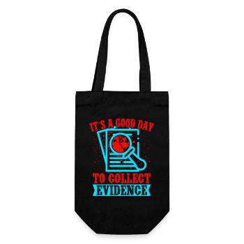 Majeure en sciences médico-légales Bonne journée à collectionner - Sac à bouteille - noir - Devant