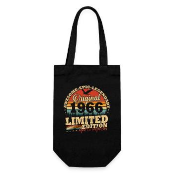 Cadeau d’anniversaire vintage original de 1966 - Sac à bouteille - noir - Devant