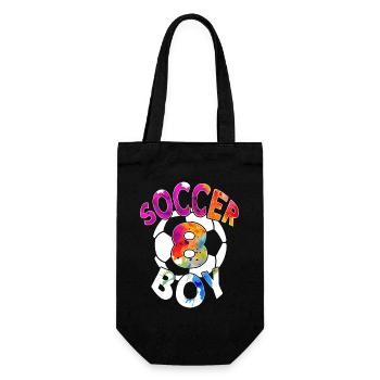8 ANS FOOTBALLEUR NUMÉRO 8 FOOTBALL 8E ANNIVERSAIRE - Sac à bouteille - noir - Devant