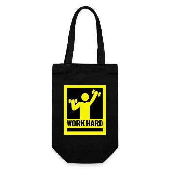 Krafttraining Motivationsdesign - Geschenkbeutel für Flaschen - Schwarz - Vorne