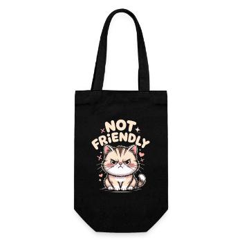 Introverti Pas Amical Solitaire Antisocial - Sac à bouteille - noir - Devant